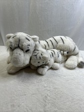 Bengal TIGER Plush White Black