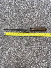 Vintage Hair Curling Tongs, Curling Iron With Wooden Handle