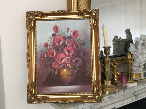 Vintage mid century oil - century,
