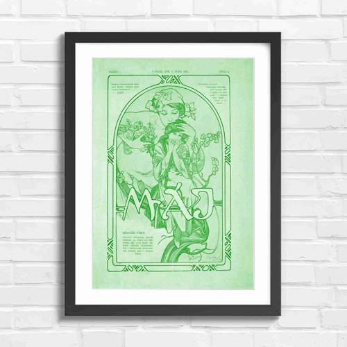 Art nouveau woman floral - art,