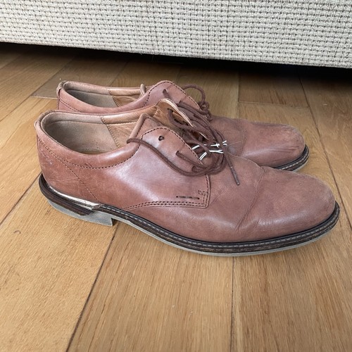 Ecco brown leather derby - ecco,