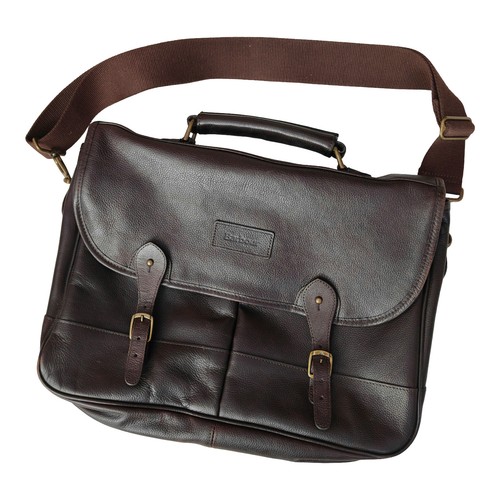 Barbour briefcase brown - barbour,