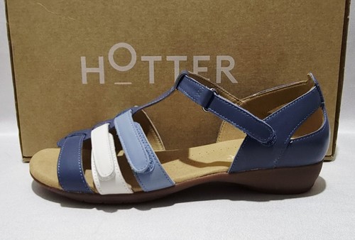 Hotter solei blue leather - solei,