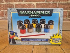 Warhammer 40,000 40k Paint Set Rare No Marines For Display Only 1999 Citadel
