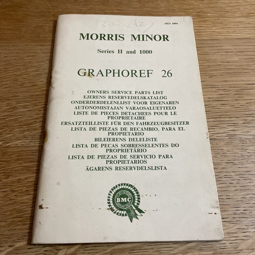 Morris minor series and - minor,