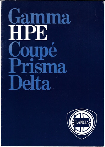 Lancia hpe 1983 1985 - hpe, market