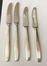 VTG BSL SHEFFIELD SILVER PLATE BOSTON 23.5cm 20.5cm DINNER KNIVES CUTLERY