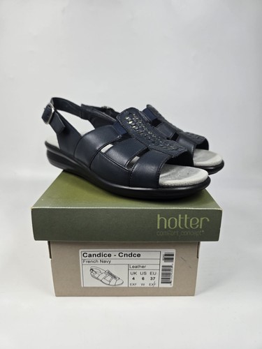 Hotter candice leather sandals - hotter,