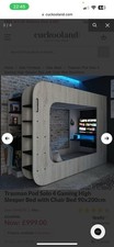 Trasman Pod Solo 4 Gaming High Sleeper Bed – Excellent Condition-Collection Only