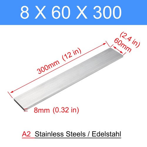 Stainless steel flat bar 3mm - flat,