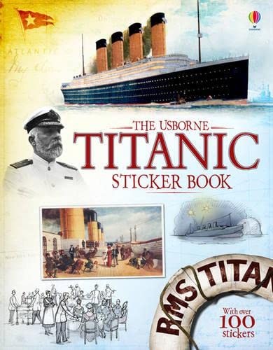 Titanic sticker book usborne - titanic,