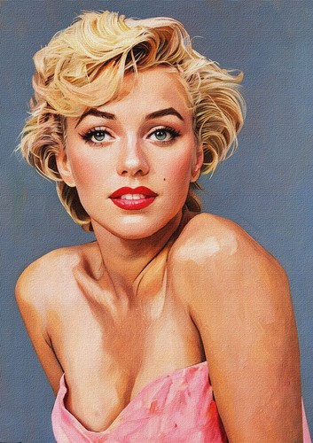 Marilyn monroe unique - -, oils