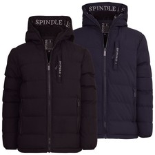 Spindle Boys Padded Fleece Lined Winter Quilted Coat School Jacket Zip Pockets