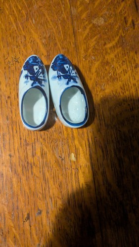 Vintage delft miniature pair - delft,
