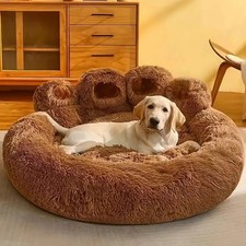 Large Dog Bed Donut Soft Paw
