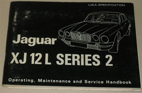 Owner manual jaguar 12 - owner's, l