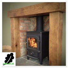 OAK FIREPLACE SURROUND 6" x 6" SHELF 6"x 5" UPRIGHTS IN 4 SIZES AND 3 FINISHES 