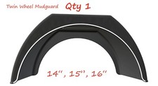 Twin wheel mudguard 16 - twin,