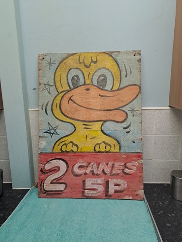 Vintage wooden hand painted - vintage,