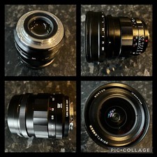 2 X Voigtlander Lens Set 10.5mm F0.95 & 25mm F0.95 Prime Lenses - MFT mount M4/3