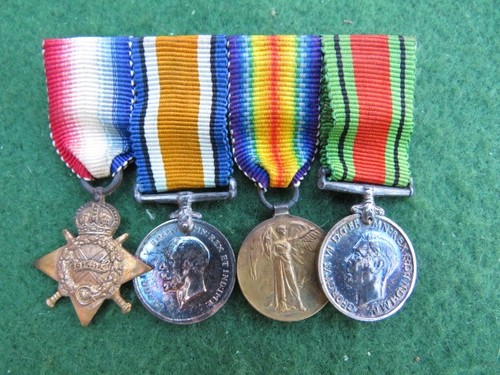Miniature medal trio ww - medal,