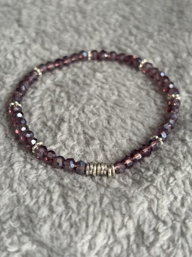 4mm amethyst lustre gemstone - lustre,