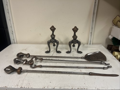 Vintage chrome fire - fire, companion