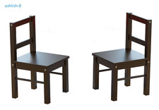 Child's Wooden Chair Pair for