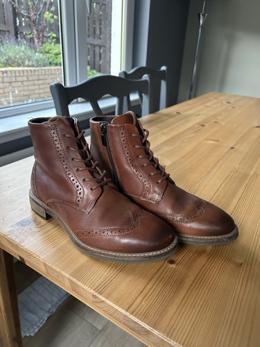 Ecco tan leather - tan, brogue