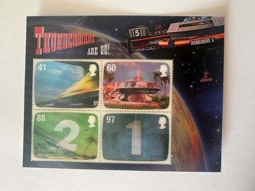 Thunderbirds mini sheet - thunderbirds,