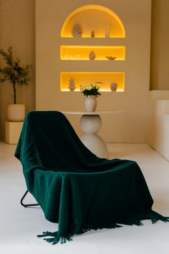 Merino wool bouclé - bouclé, blanket
