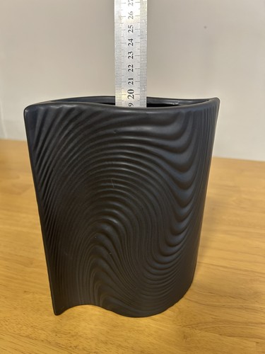 Textured black ceramic - textured,