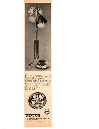 1967 cragar mag wheel - mag,