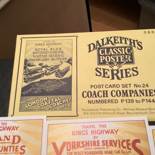 Dalkeith postcard set - dalkeith, classic