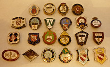 COLLECTION VINTAGE BICYCLE CYCLING CLUB BADGES N. YORKS  S. DURHAM CYCLIST MEET