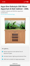 Brand new 230l aqua oak - new,