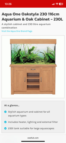 Brand new 230l - 230l, aqua