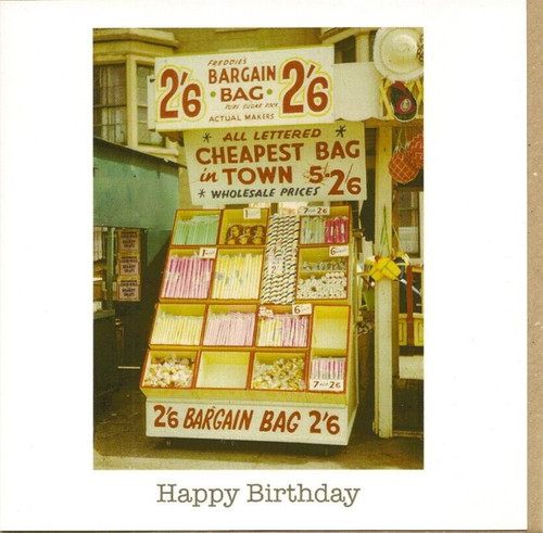 Open happy birthday greeting - open,