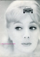 Alfa Romeo 2000 Spider UK market sales brochure 1960