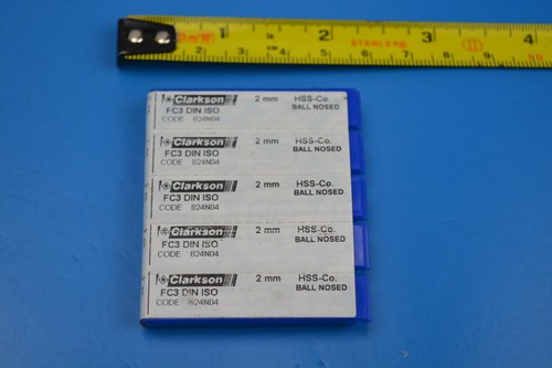 Clarkson 2mm ball nosed hss - clarkson, hss-co