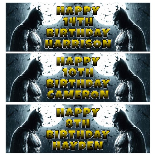Batman personalised birthday - batman,