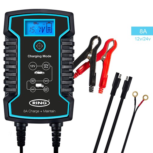 Smart battery charger for - 8a,