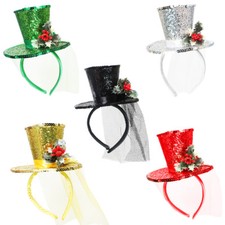 MINI GLITTER TOP HAT WITH