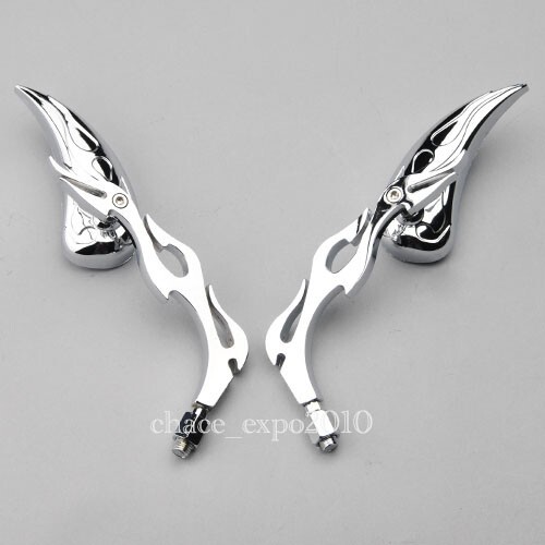 Motorcycle rearview chrome - motorcycle,