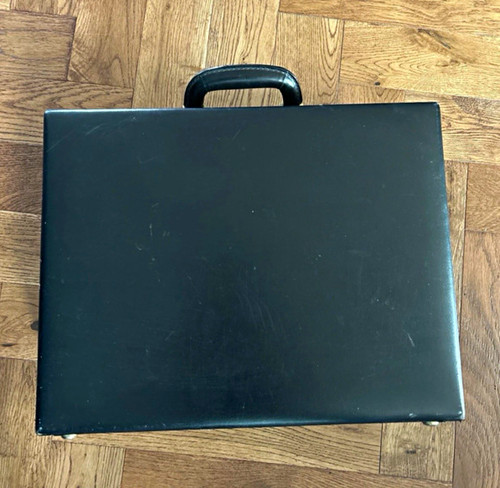 Men black faux leather - faux,