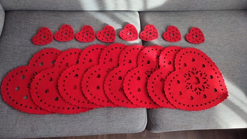 Christmas felt table set - felt,