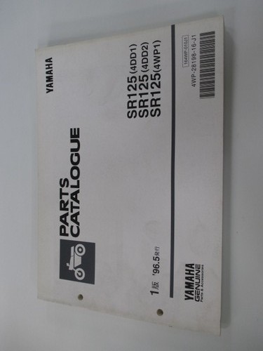 Sr125 parts list - parts,