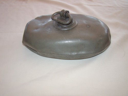 Antique 1875 pewter bed - 1875,