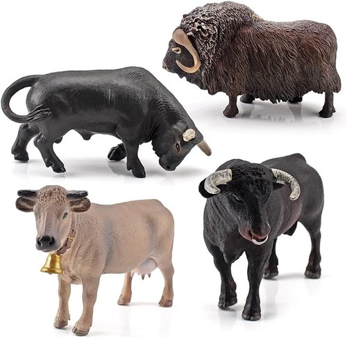 Lseqow farm cattle playset - farm,