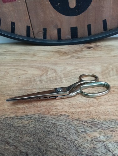 Pair vintage pinking shears - of,